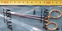 Иглодержатель ножницы Гегара-Ольсена (Hegar-Olsen) голкотримач ножицi Аэскулап (Aesculap) BM128R ТВС твердосплавный