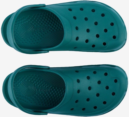 Сабо (крокси) COQUI CODY Verdigris/White