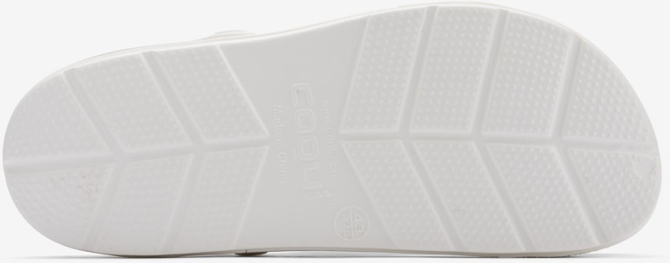 Сабо (кроксы) COQUI мужские LINDO (6403 White/White Khaki grey) белый