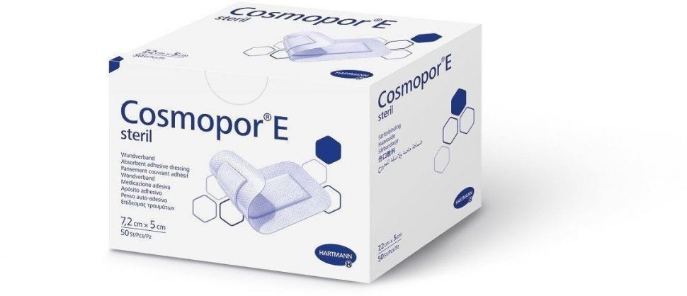 Пов'язка пластирна CosmoporE 7,2 x 5 см