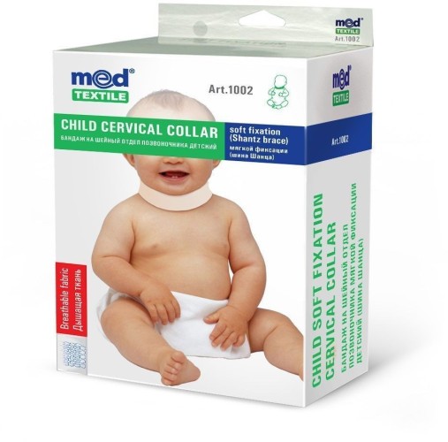 Дитячий м'який бандаж для шиї MEDTEXTILE (Шина Шанца)