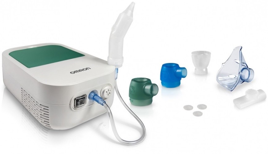 Інгалятор OMRON DuoBaby (NE-C301-E) з назальним аспіратором 2в1