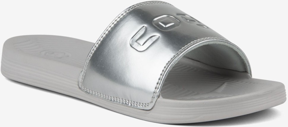 Шльопанці жіночі COQUI SANA (6343 Khaki grey/Silver) сірий/срібний
