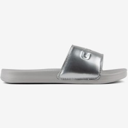 Шльопанці жіночі COQUI SANA (6343 Khaki grey/Silver) сірий/срібний