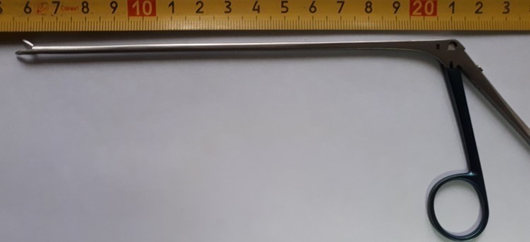 Щипці Карл Шторц (KARL STORZ), що викушують, овальні, вигнуті 1.8 мм 662212