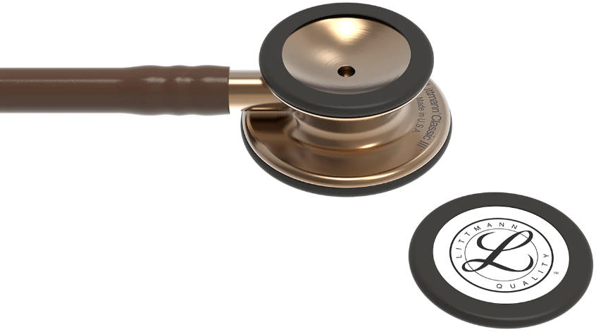 Стетоскоп 3М Littman Classic III 5809 шоколадний із бронзовою головкою