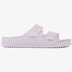 Шльопанці жіночі з ремінцями COQUI KONG (8302 Ivory Eco) сірий
