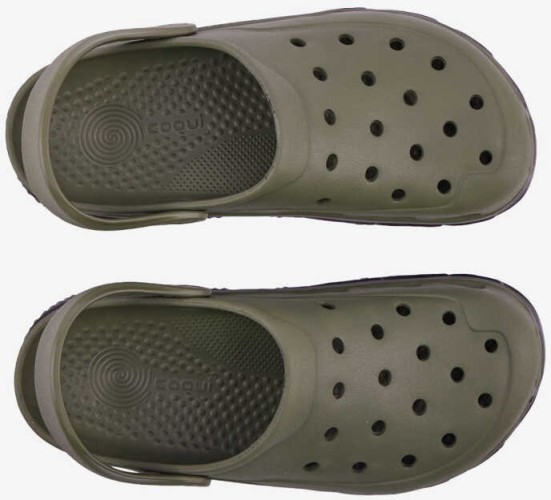 Сабо (кроксы) COQUI мужские CODY (6431 Army Green/Black) хаки