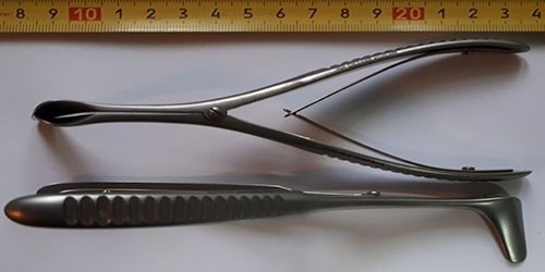 Зеркало носовое  Аэскулап (Aesculap) OK048R. Длина 25 мм