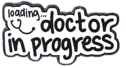 Брошка Doctor in progress