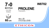 PROLENE синій 60 см USP 7/0 дві голки V-1, колюча 9.3 мм, 3/8 кола