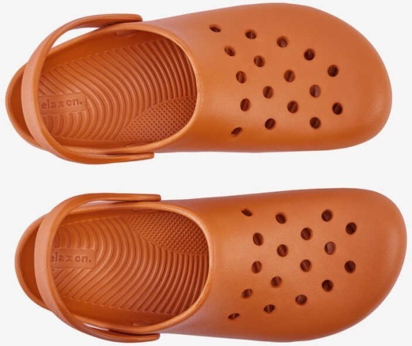 Сабо (кроксы) COQUI мужские NIKO (6451 Caramel/White) карамельный/оранжевый