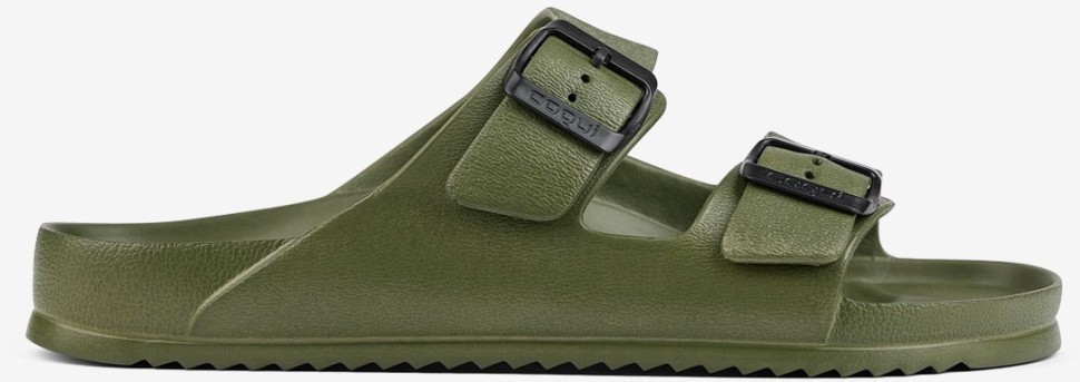 Шлепанцы мужские с ремешками COQUI KONG (8301 Army green) зеленый/хаки