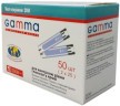Тест-смужки для контролю рівня глюкози у крові GAMMA DM (50 шт)